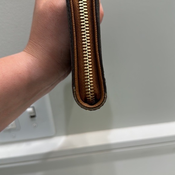 Brown Michael Kors Long Zip Around Wallet - Picture 7 of 7